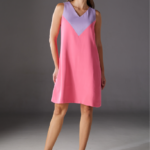 LE TACHA dress two tones