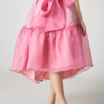 LE TACHA Peony petal layer skirts กระโปรง กลีบดอก พีโอนี ไหม ออแกนดี้