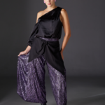 LE TACHA Sparkling pants กางเกงผ้า ประกายแสง